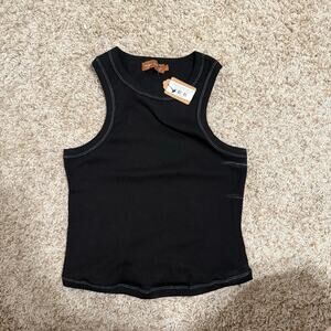 Contrast Stitch Tank